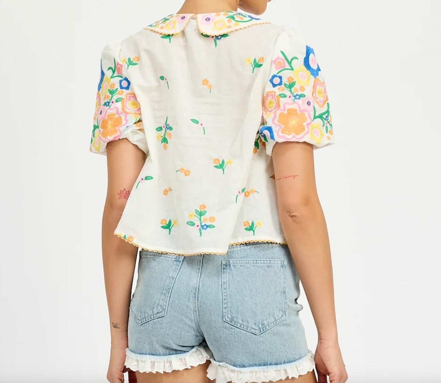 Vivienne Embroidered Top