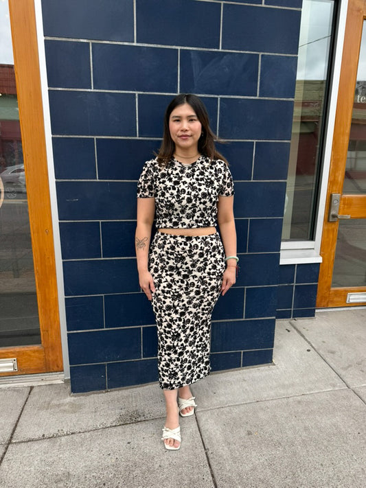 Analogue Nostalgia Mermaid Midi Skirt