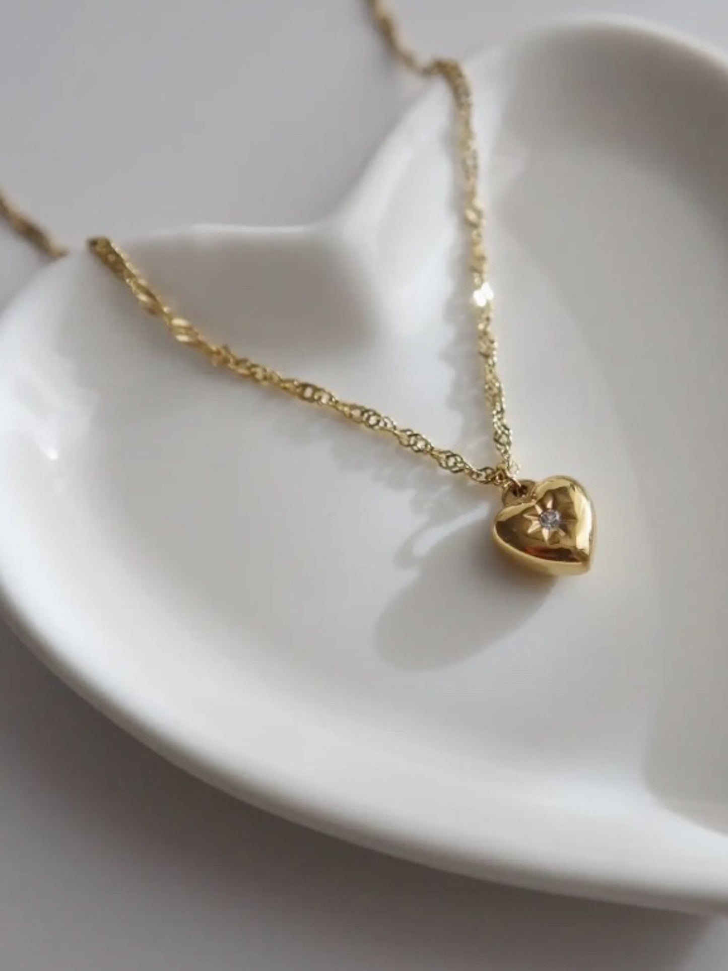 Heart Stone Necklace