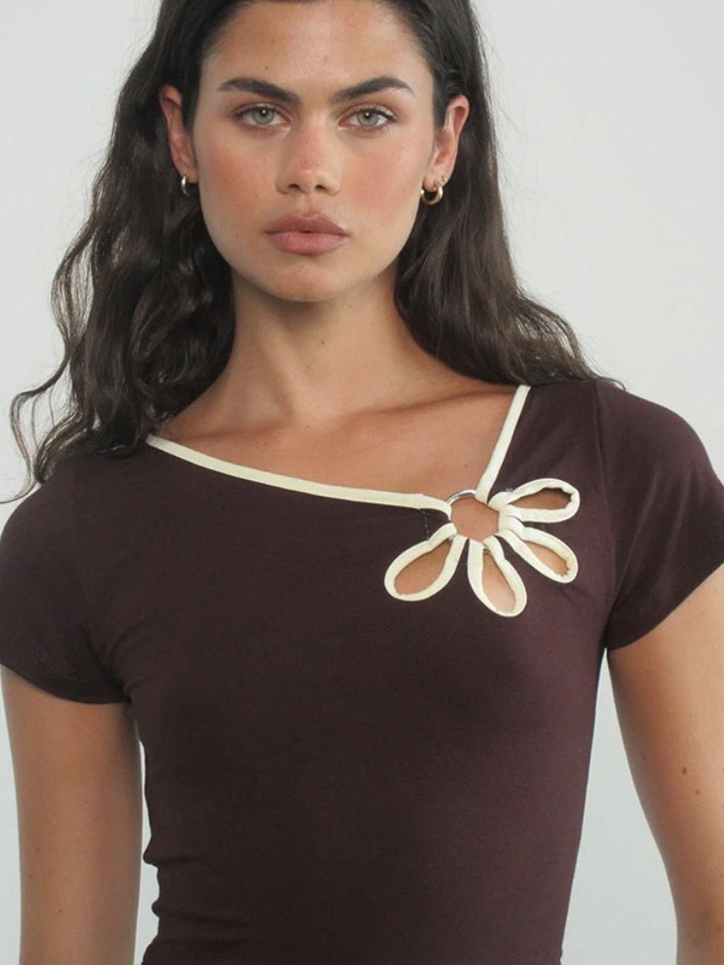 Bunga Flower Cut Out Top