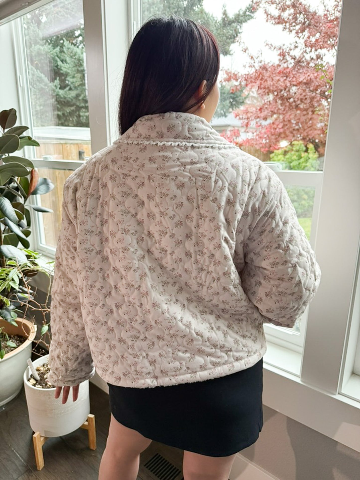 Sherpa Dainty Floral Jacket