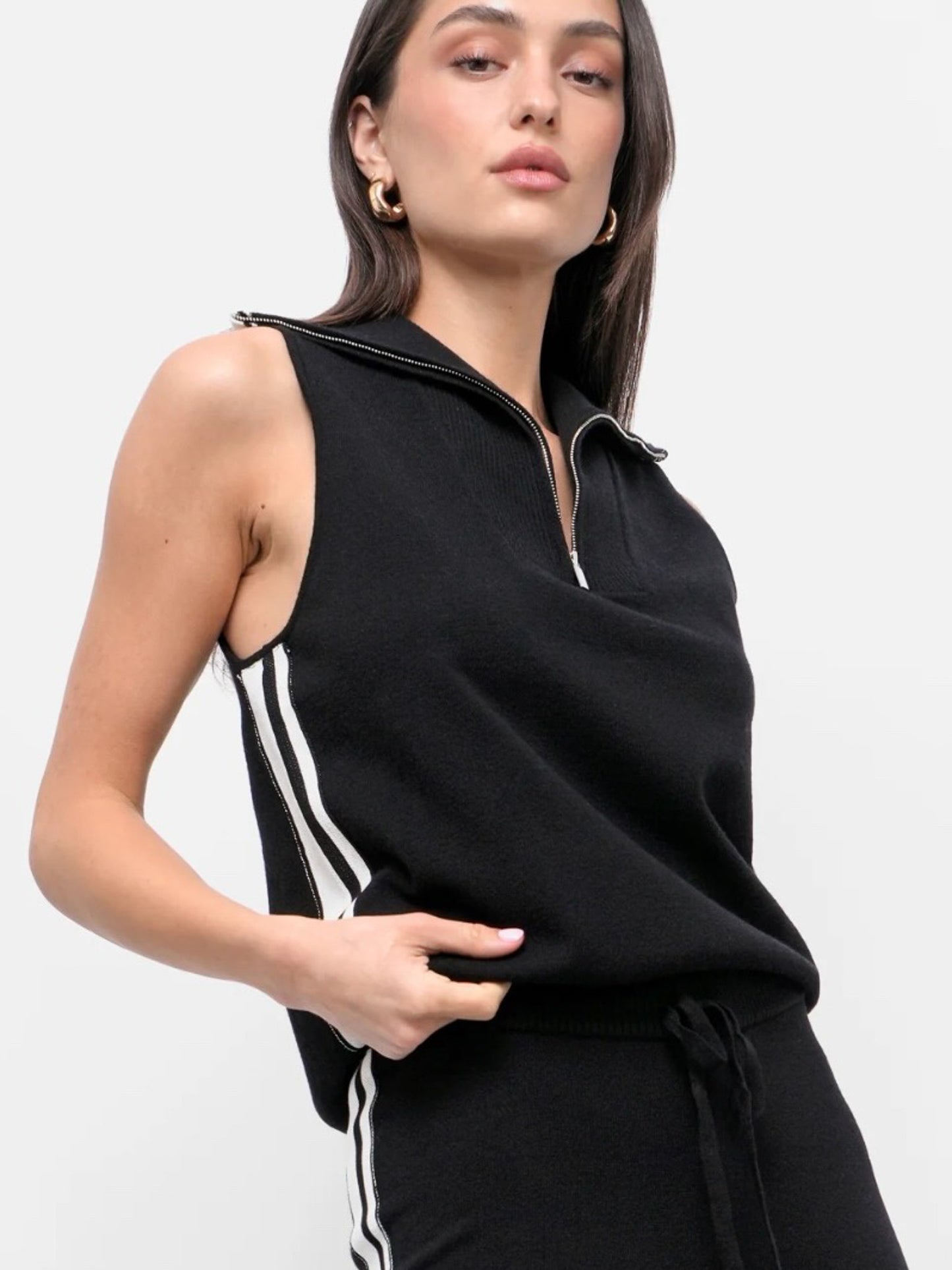 Weston Sleevless Half Zip