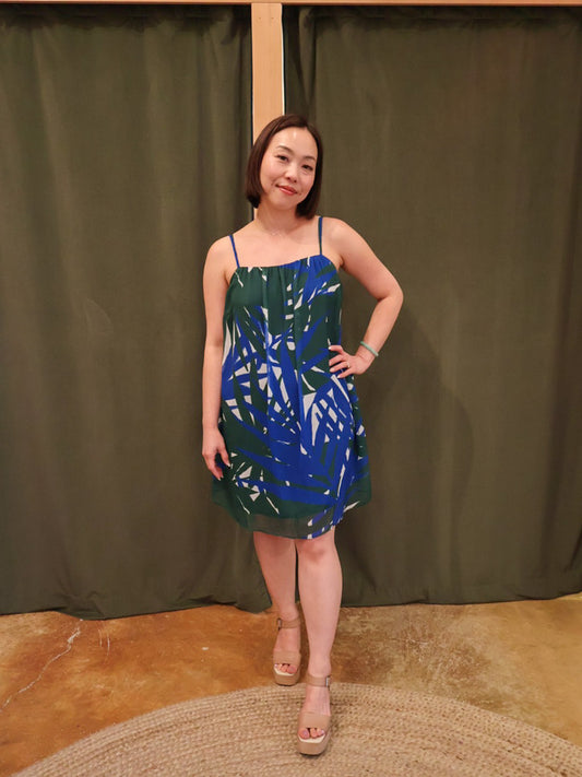 Palazzo Palm Mini Dress
