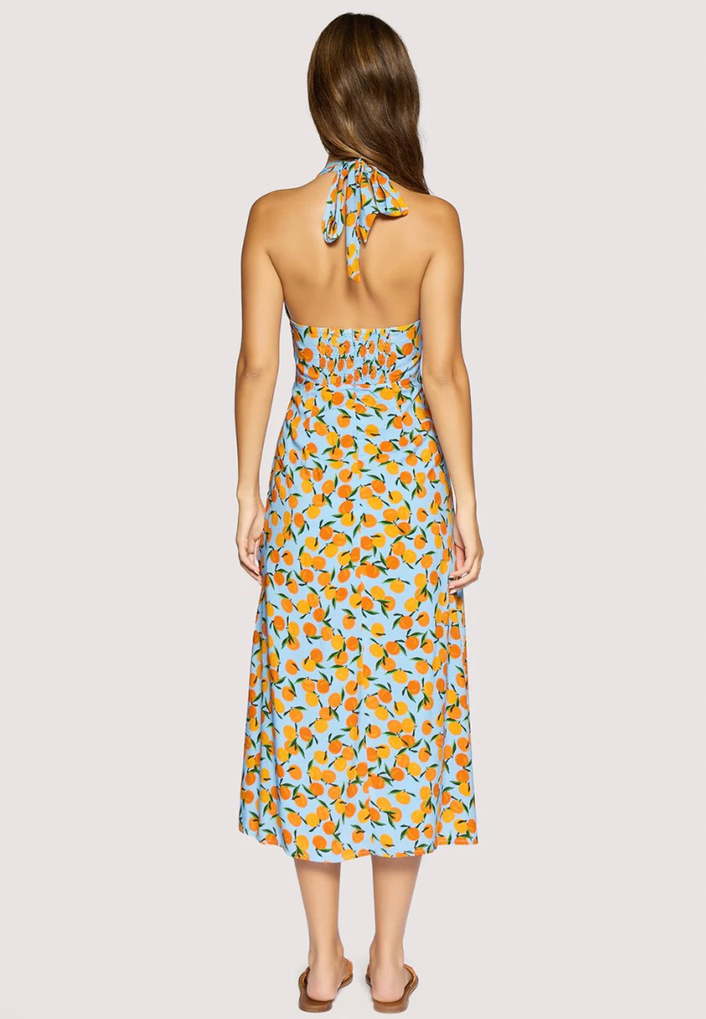 Citrus Soiree Midi Dress