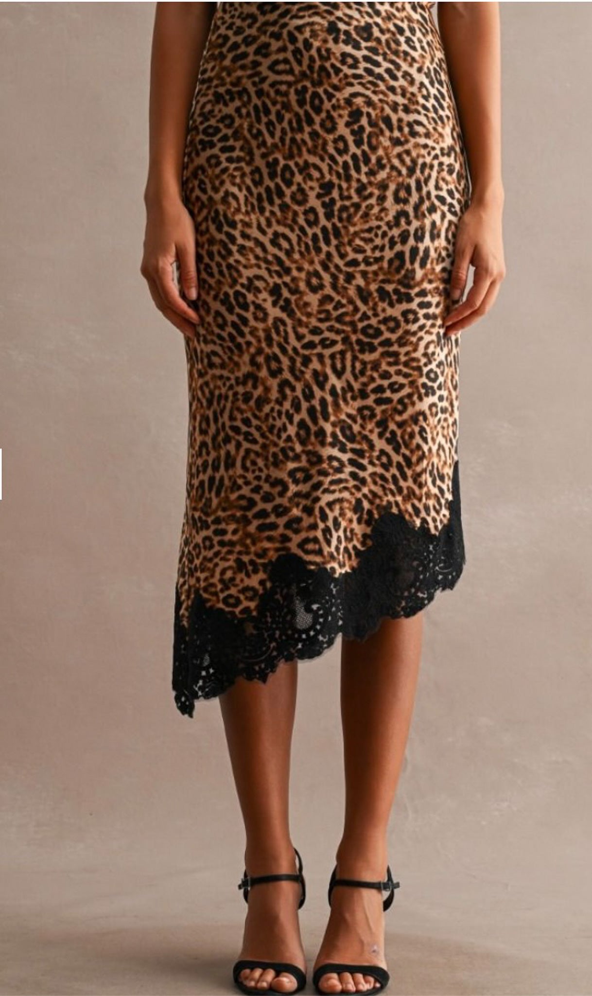 Leopard Asymmetrical Skirt