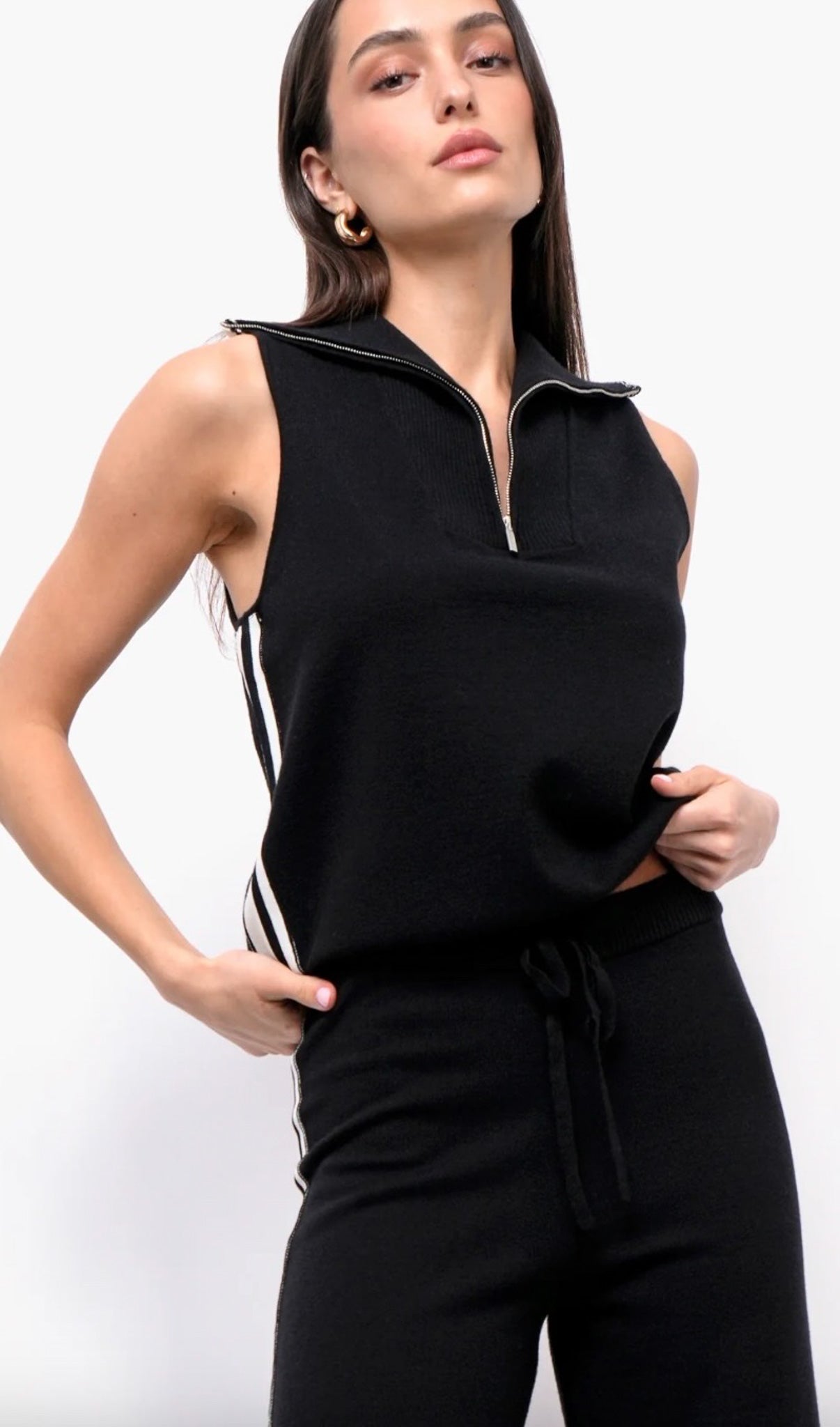 Weston Sleevless Half Zip