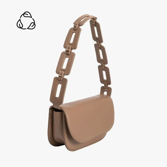 Inez Recycled Vegan Leather Shoulder Bag