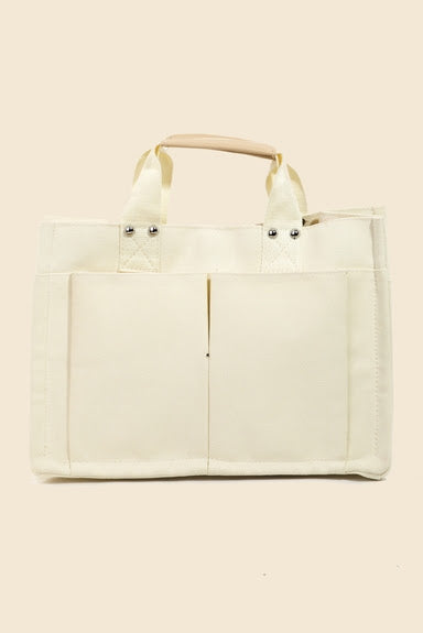 White Canvas Tote