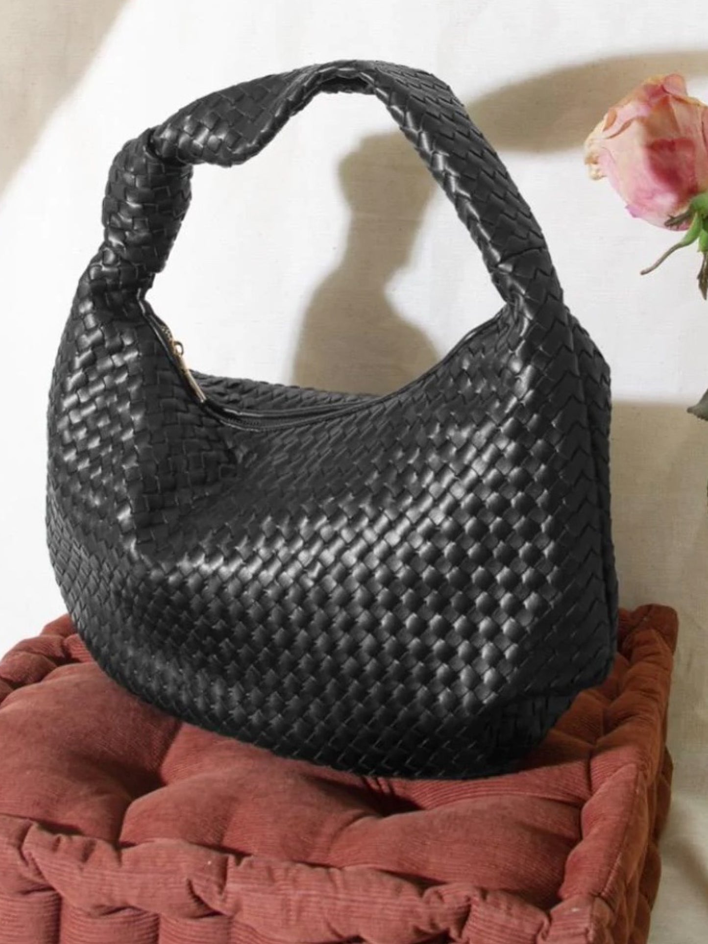 Brigitte Large Vegan Hobo Shoulder Bag