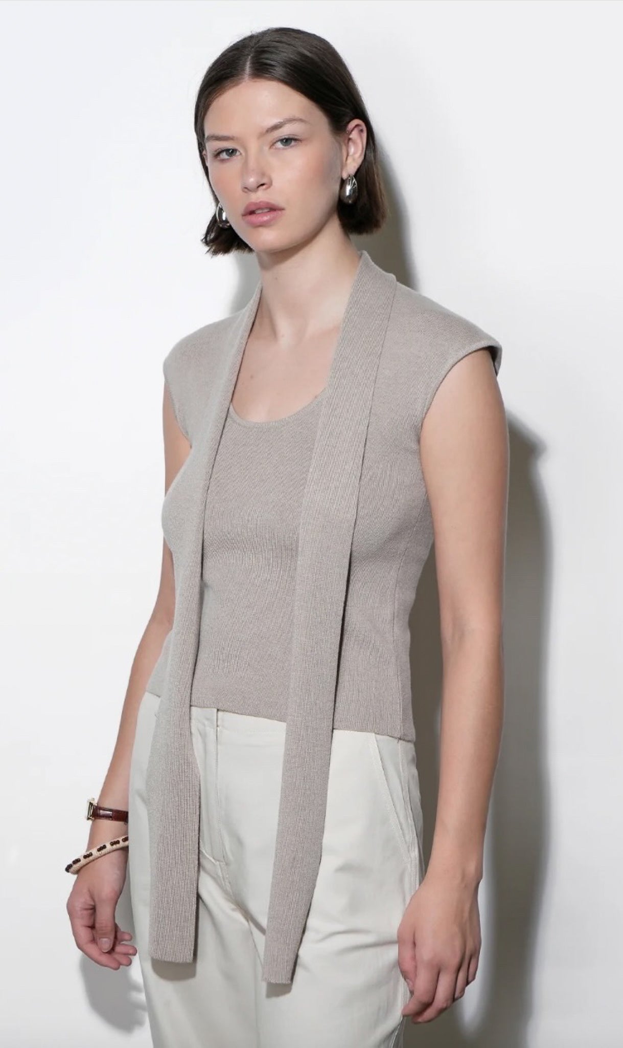 Hannah Scarf Knit Top