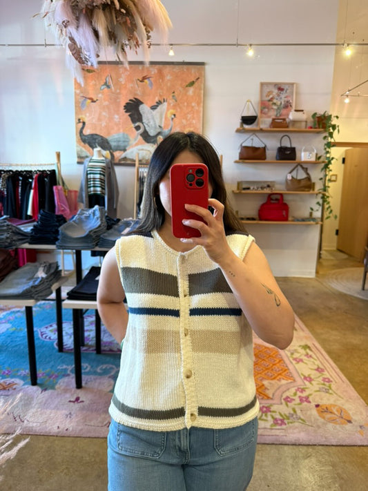 Raya Stripe Vest Stripe