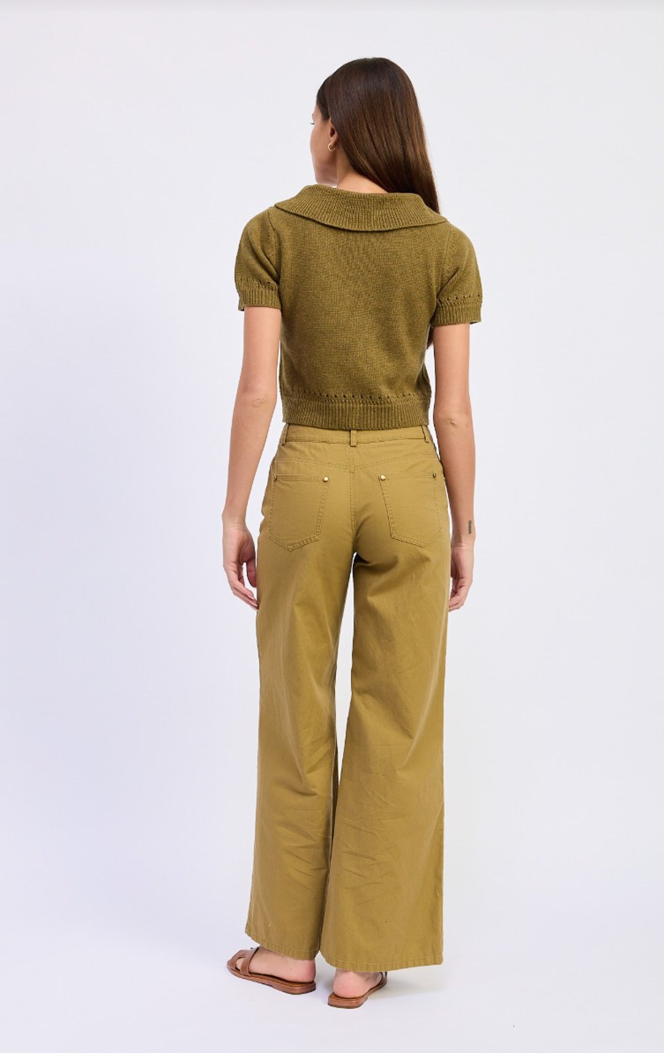 Olive Knit Polo