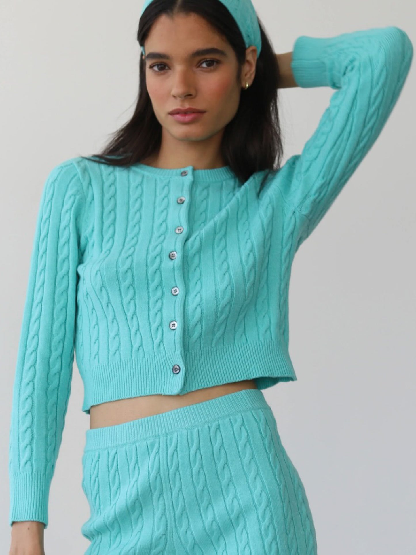 Valerie Cardigan Capri Blue