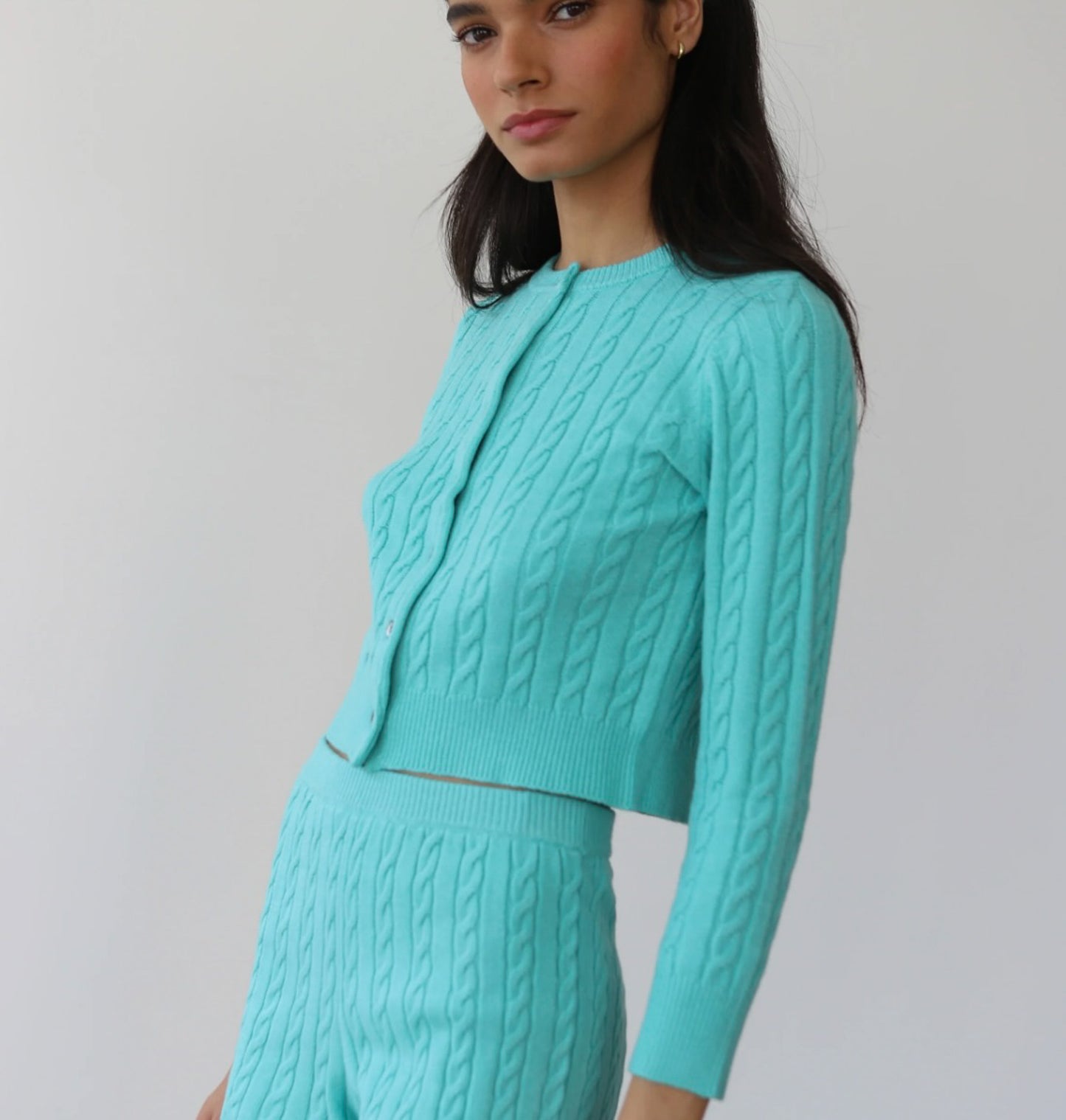 Valerie Cardigan Capri Blue