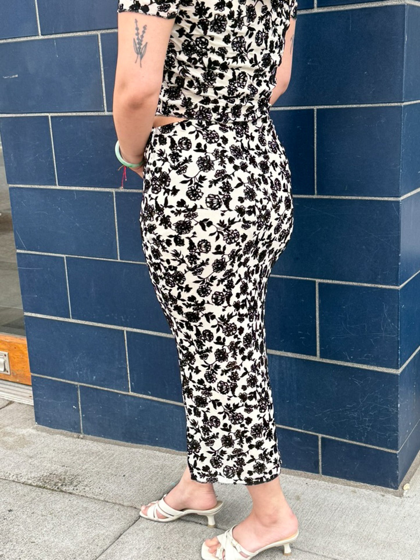 Analogue Nostalgia Mermaid Midi Skirt
