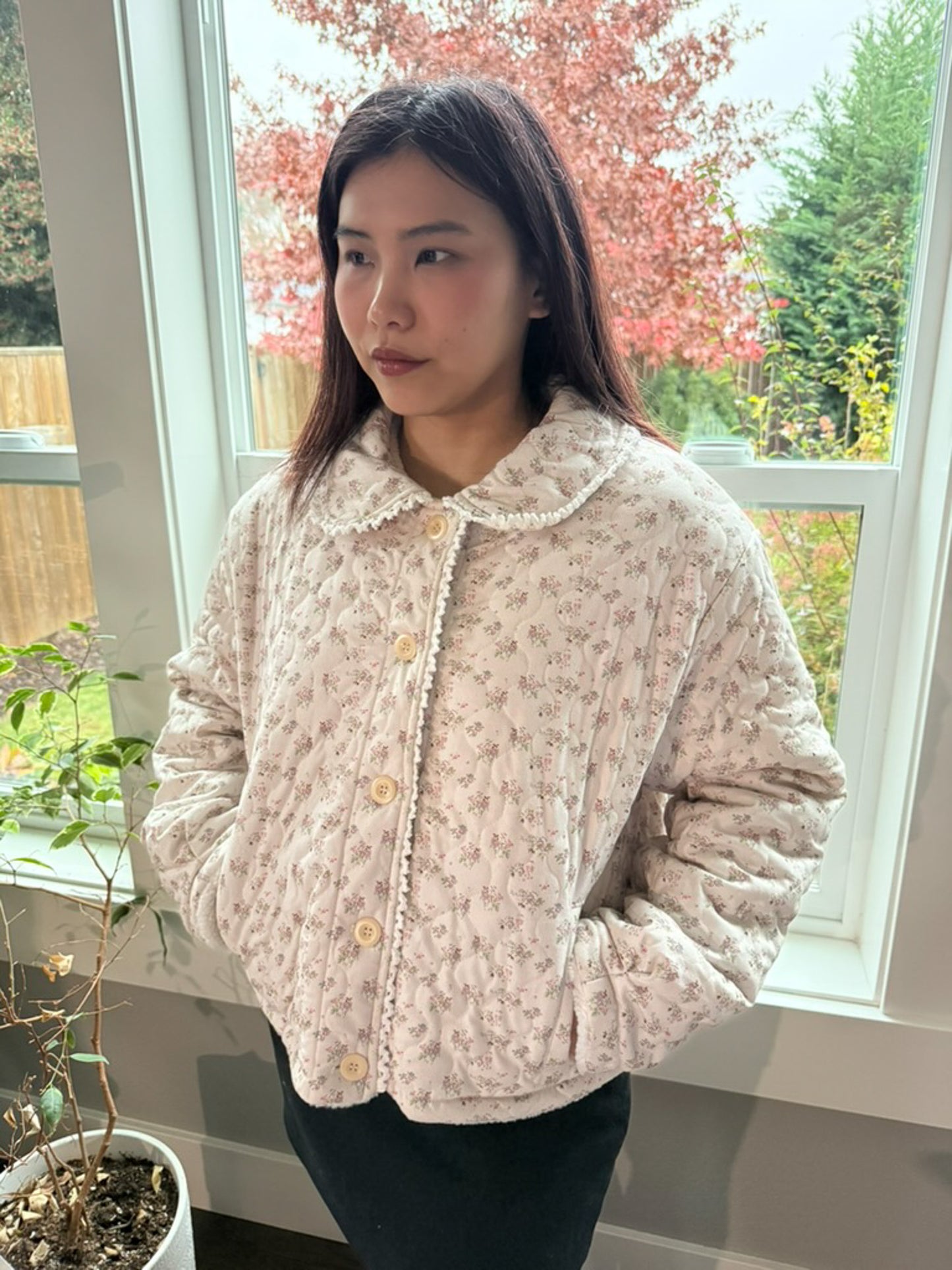 Sherpa Dainty Floral Jacket
