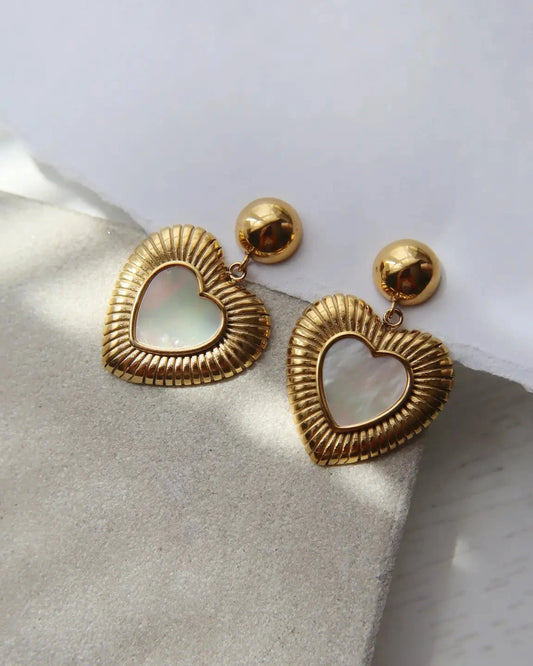 Tessa Heart Earrings