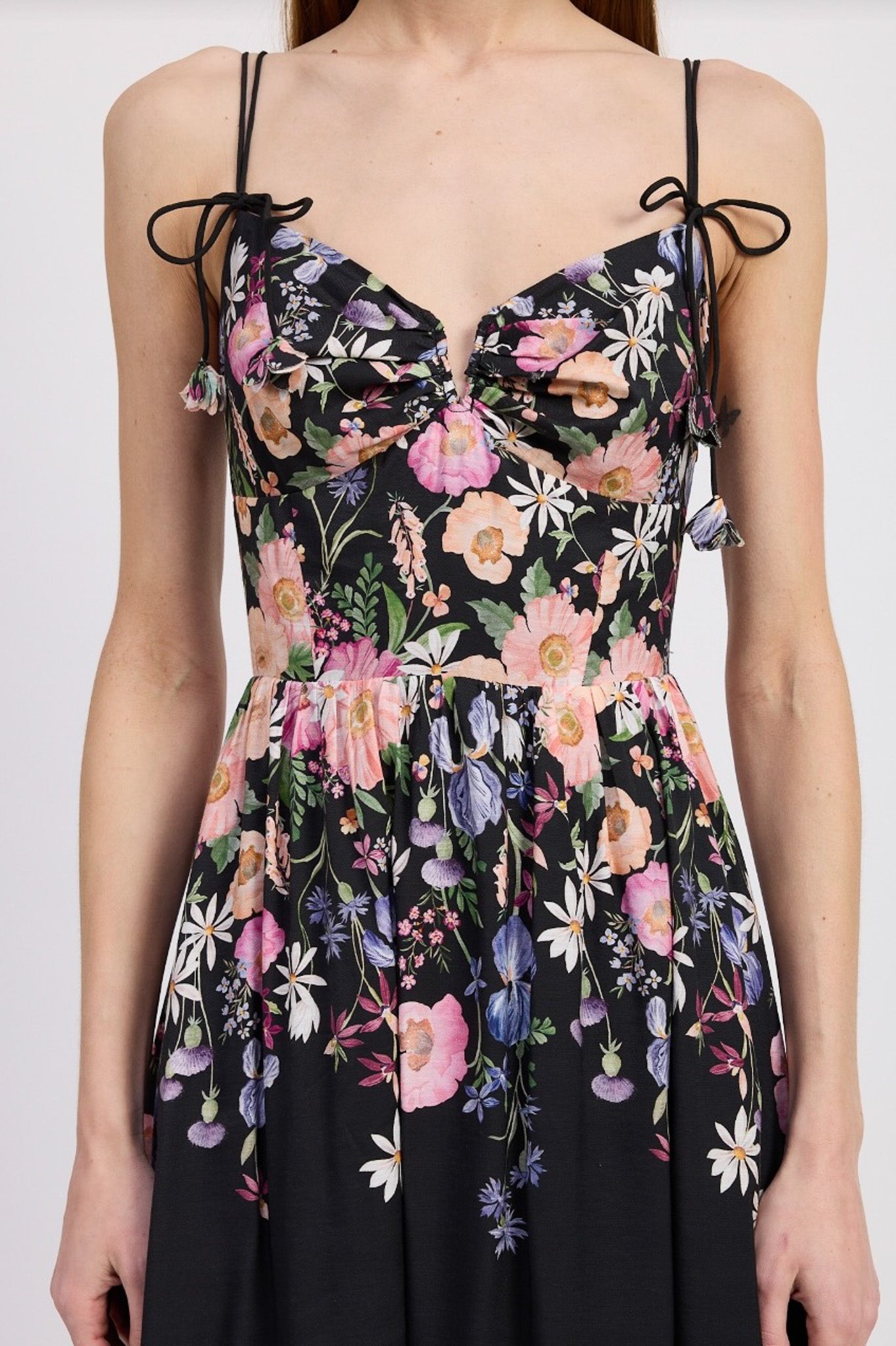 Nannette Tie Maxi Dress