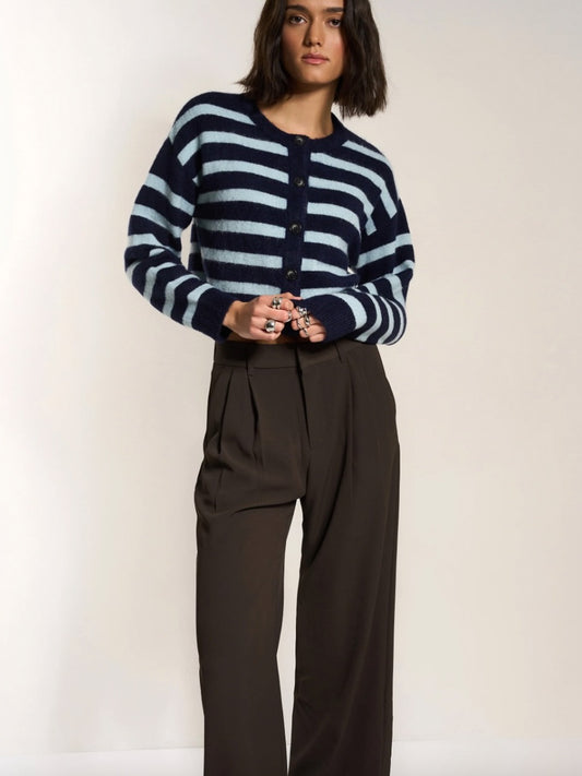 Fiona Cardigan Sky Stripe
