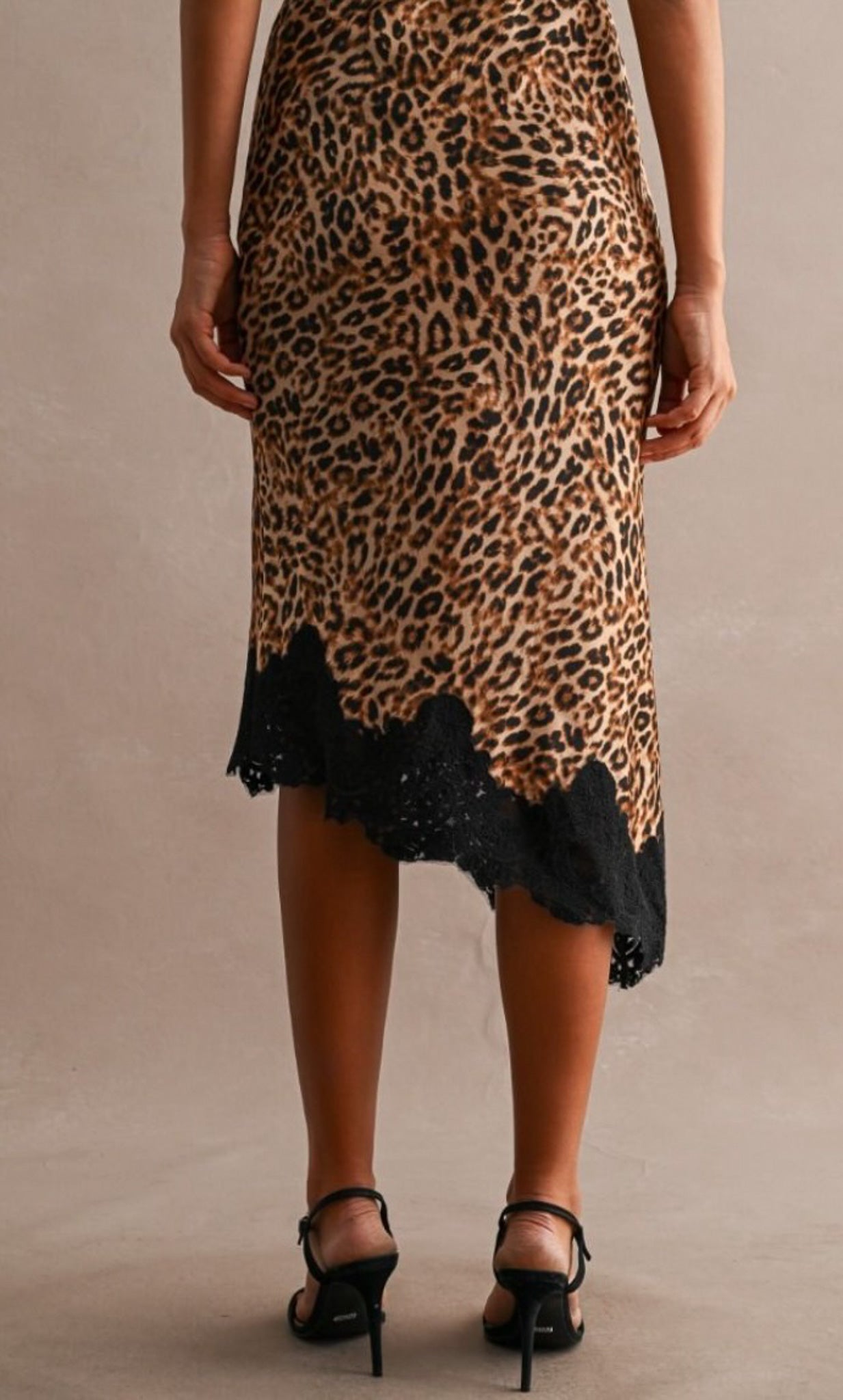 Leopard Asymmetrical Skirt