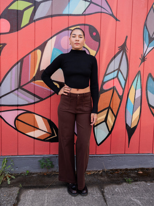 Sailor Wide Leg Brown