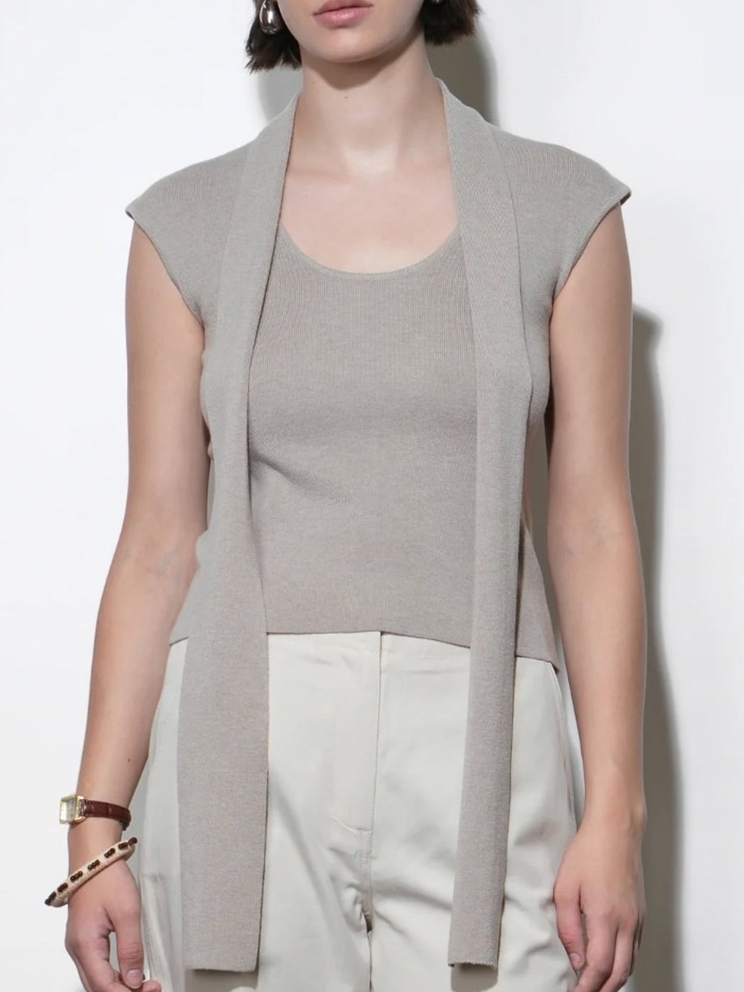 Hannah Scarf Knit Top