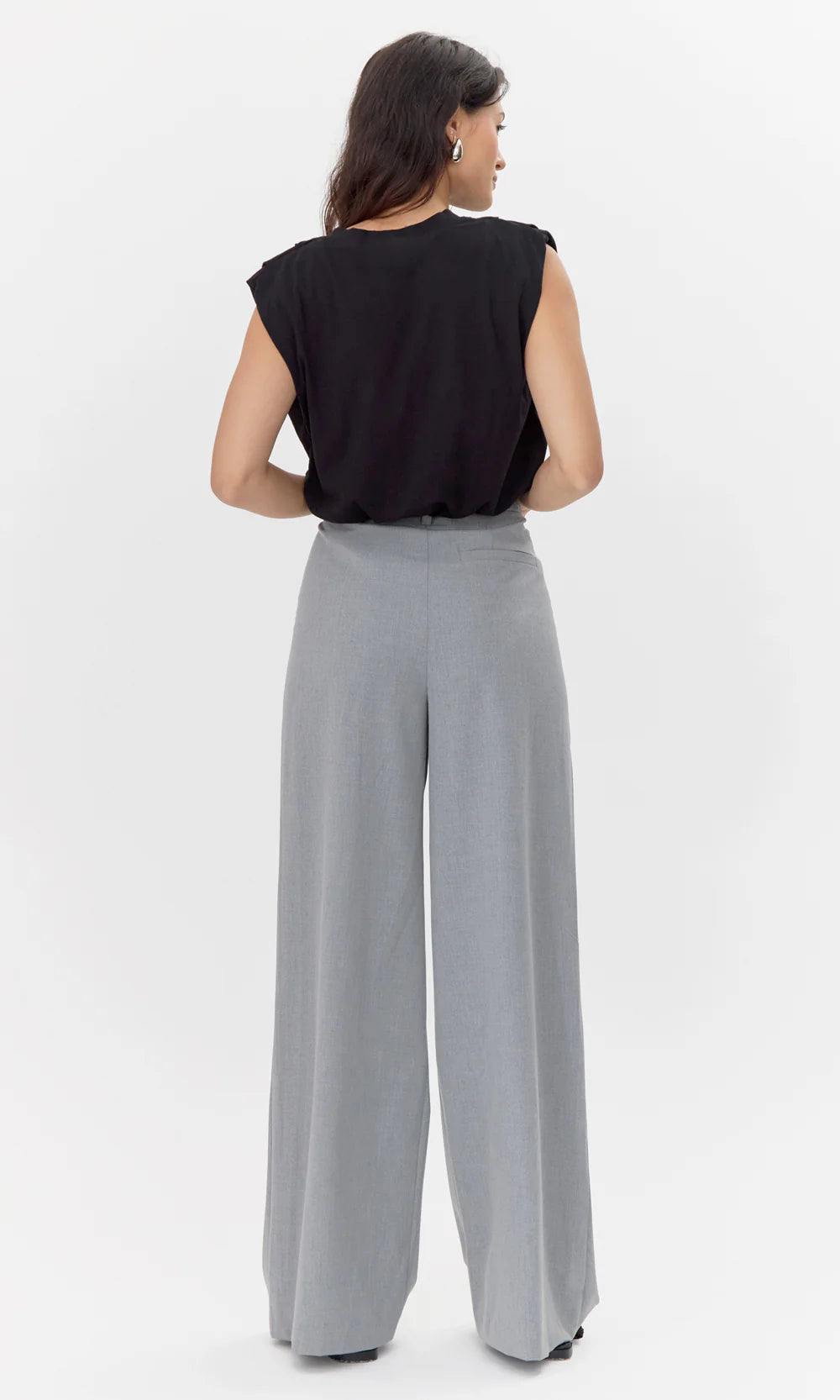 Stanely Wide Leg Pleated Trouser