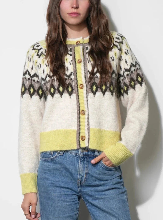 Quinn Fair Isle Cardigan