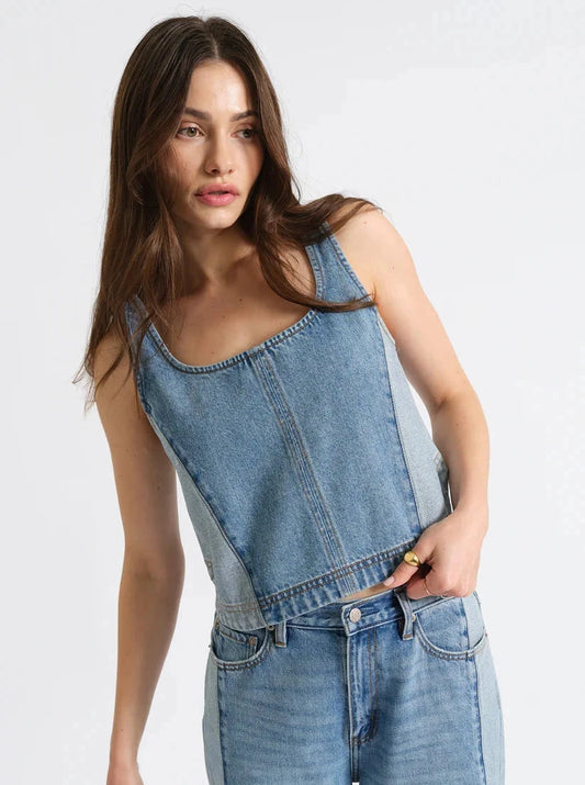 Solana Sleeveless Top Coasting