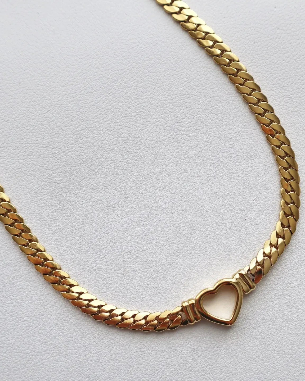 Gold Heart Choker