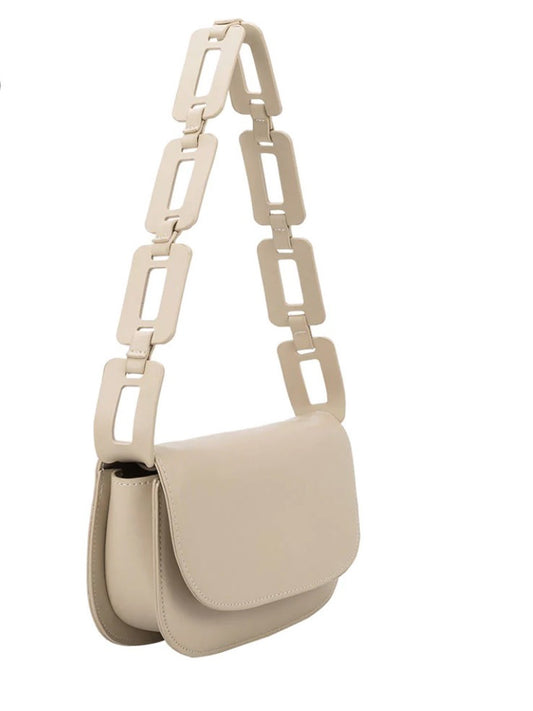 Inez Recycled Vegan Leather Shoulder Bag